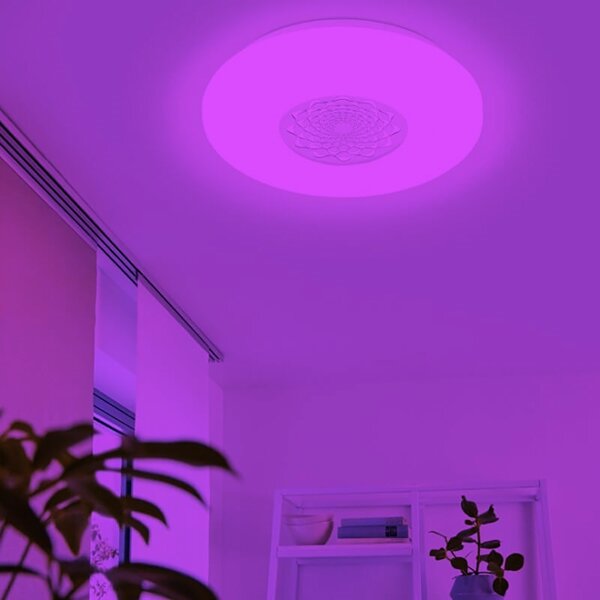 Eglo 9682 - LED RGB Stmievateľné nástenné stropné svietidlo CAPASSO-C LED/17W/230V