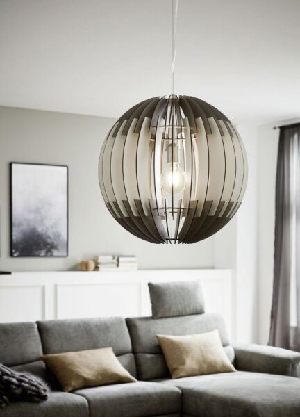 Eglo 96973 - Luster na lanku OLMERO 1xE27/60W/230V