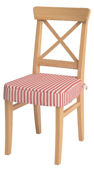 Sedák na stoličku Ingolf farba produktu červená látka vzorované