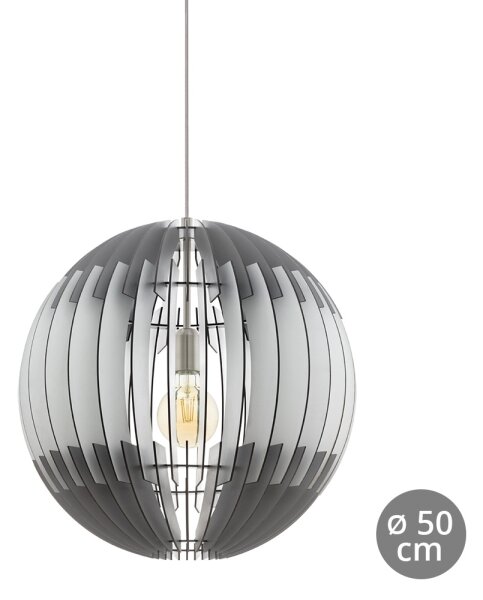 Eglo 96973 - Luster na lanku OLMERO 1xE27/60W/230V