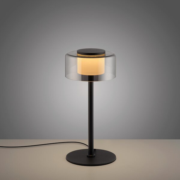 STOLNÁ LED LAMPA, posuvný stmievač, 15/15/33 cm - Interiérové svietidlá