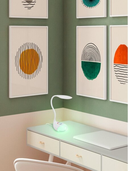 Eglo 97078 - Stmievateľná stolová LED lampa CABADO 1 LED/2,2W+0,3W/230V RGB