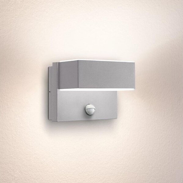 Eglo 97159 - LED Vonkajšie nástenné svietidlo so senzorom AZZINANO 2xLED/5,6W/230V