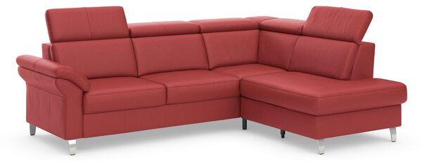 ROHOVÁ SEDAČKA, koža, červená Sit & More - Sedačky, Online Only