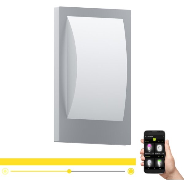 Eglo 97239 - LED stmievateľné vonkajšie svietidlo VERRES-C 1xE27/9W/230V BT IP44