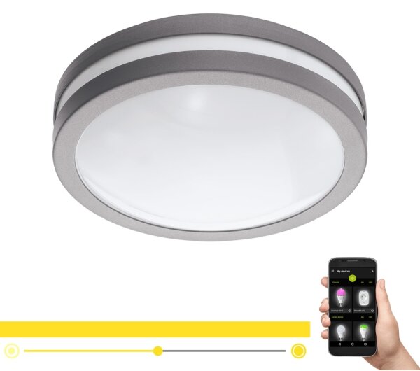 Eglo 97237 - LED stmievateľné kúpeľňové svietidlo LOCANA-C LED/14W/230V BT IP44