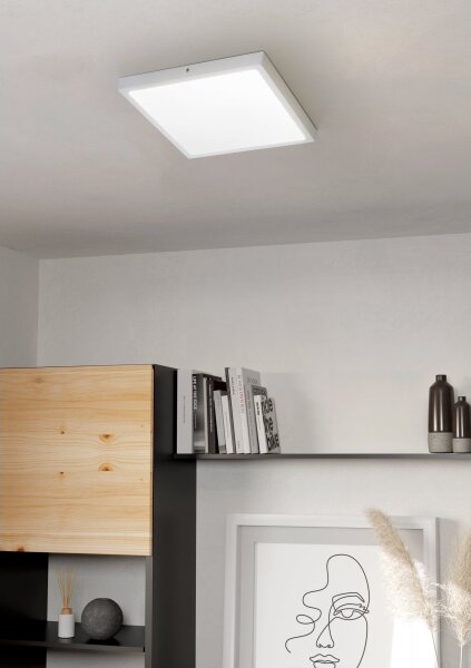 Eglo 97268 - LED Stropné svietidlo FUEVA 1 LED/25W/230V biele hranaté 4000K