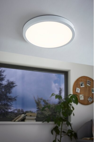 Eglo 97262 - LED stropné svietidlo FUEVA 1 LED/25W/230V biele okrúhle 2500 lm
