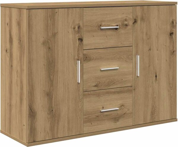 Komoda dub artisan 90x29,5x65 cm kompozitné drevo