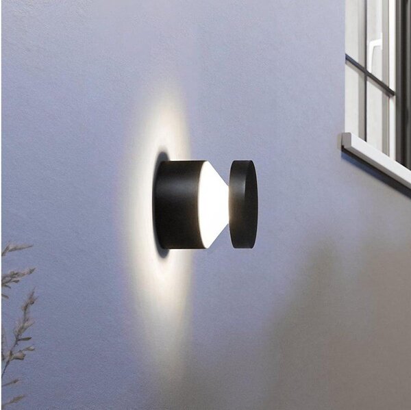Eglo 65038 - LED vonkajšie nástenné svietidlo MELZO PRO LED/11W/230V IP44 čierna