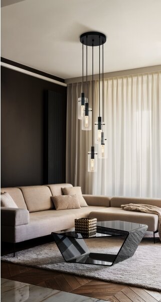 Eglo 97368 - Luster na lanku MONTEFINO 5xE27/60W/230V