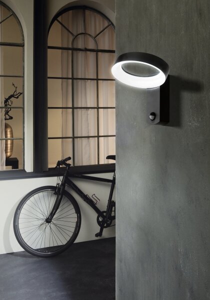 Eglo 97308 - LED Vonkajšie nástenné svietidlo so senzorom PERNATE LED/11W/230V