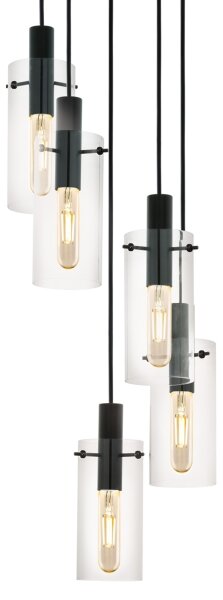 Eglo 97368 - Luster na lanku MONTEFINO 5xE27/60W/230V