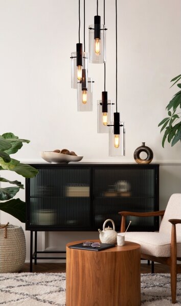 Eglo 97368 - Luster na lanku MONTEFINO 5xE27/60W/230V