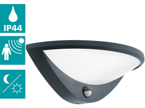 Eglo 97312-LED Vonkajšie svietidlo so senzorom BELCREDA LED/9,3W/230V IP44