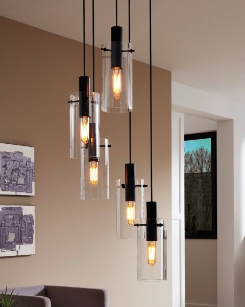 Eglo 97368 - Luster na lanku MONTEFINO 5xE27/60W/230V