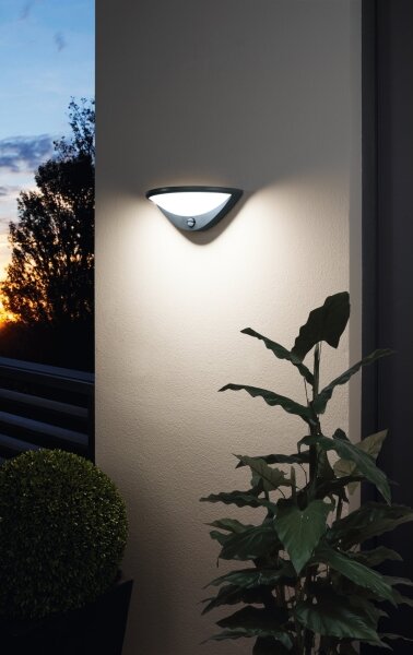 Eglo 97312-LED Vonkajšie svietidlo so senzorom BELCREDA LED/9,3W/230V IP44