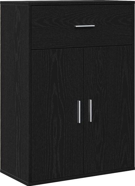 Servírovacia skriňa Čierny dub 60 x 30 x 84 cm Kompozitné drevo