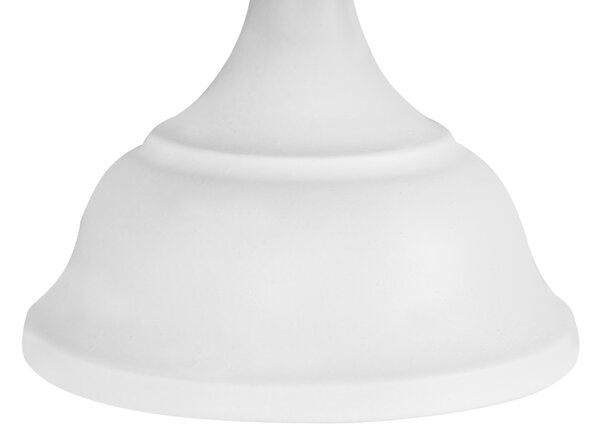 Okrúhly stojan na tortu biela a svetlé drevo 30 x 30 x 14 cm dekoratívny štýlový servírovací podnos