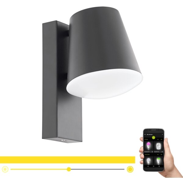 Eglo 97482 - LED stmievateľné vonkajšie svietidlo CALDIERO-C 1xE27/9W/230V IP44