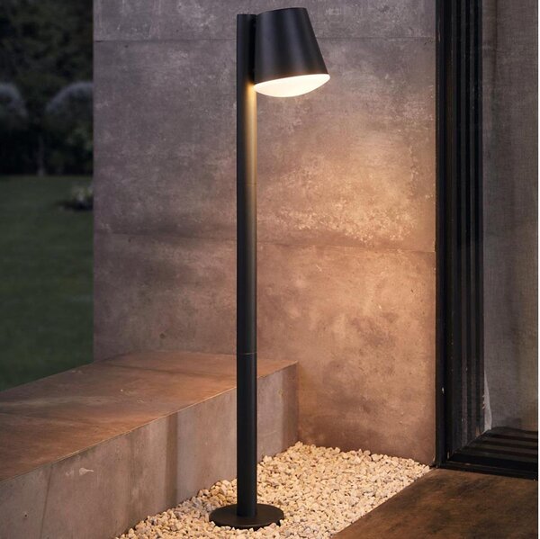 Eglo 33561 - LED stmievateľná vonkajšia lampa CALDIERO-C 1xE27/9W/230V IP44 antracit