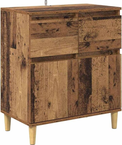 Servírovacia skriňa so zásuvkou Staré drevo 60 x 35 x 70 cm