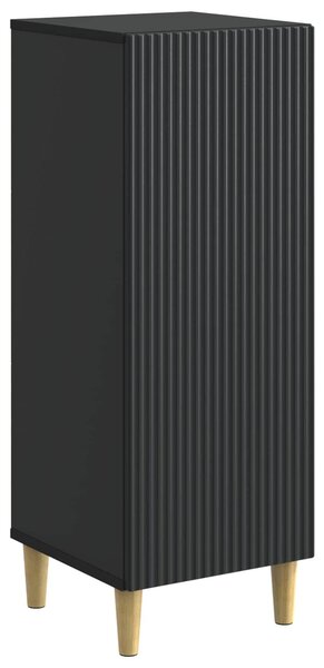 Servírovacia skriňa Čierna 33 x 34,5 x 90 cm Kompozitné drevo