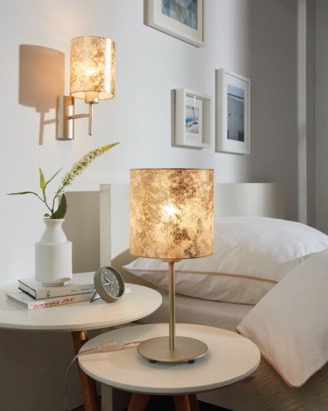 Eglo 97646 - Stolná lampa VISERBELLA 1xE27/60W/230V