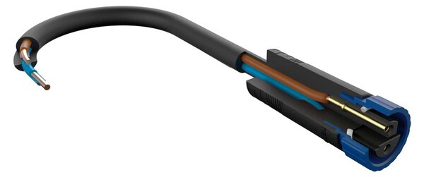 Paulmann Plug & Shine LED podlahové svetlo 93920 2x3W, Čierna, Hliník, Moderný