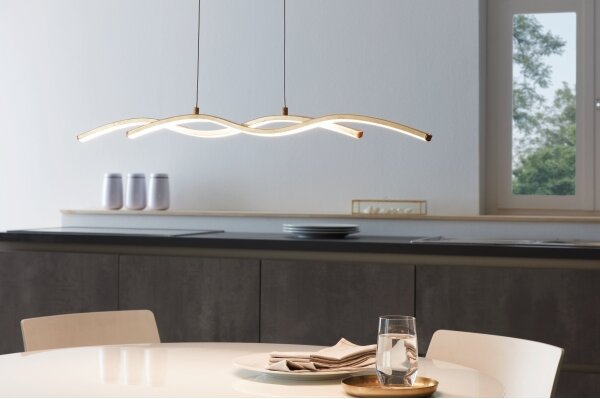Eglo 97745 - LED Luster na lanku MIRAFLORES 2xLED/8,5W/230V