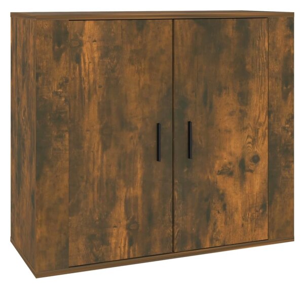 Komoda dymový dub 80x33x70 cm spracované drevo