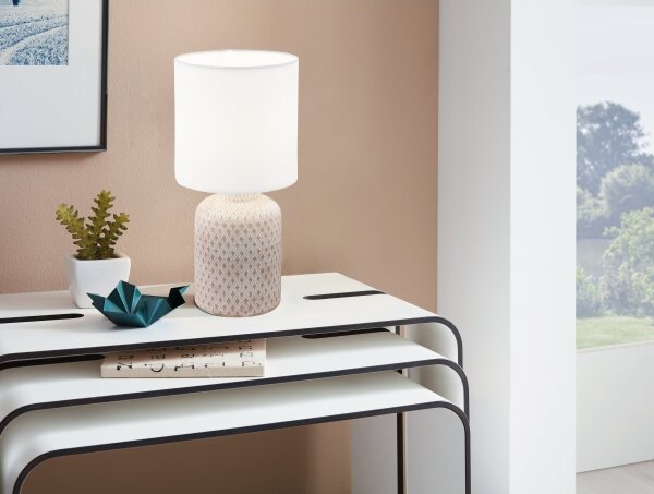 Eglo 97773 - Stolná lampa BELLARIVA 1xE14/40W/230V