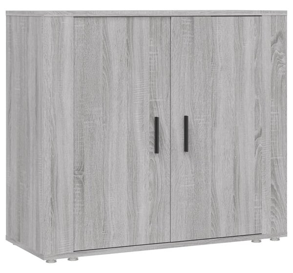 Komoda sivý dub sonoma 80x33x70 cm spracované drevo