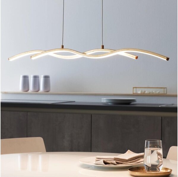 Eglo 97745 - LED Luster na lanku MIRAFLORES 2xLED/8,5W/230V