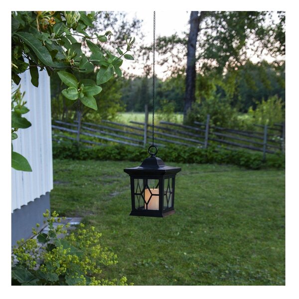 LED solárny záhradný lampáš Star Trading Light, výška 14,5 cm