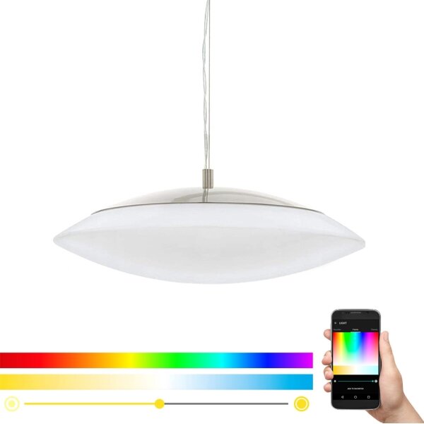 Eglo 97812 - LED RGB stmievateľný luster na lanku FRATTINA-C LED/27W/230V