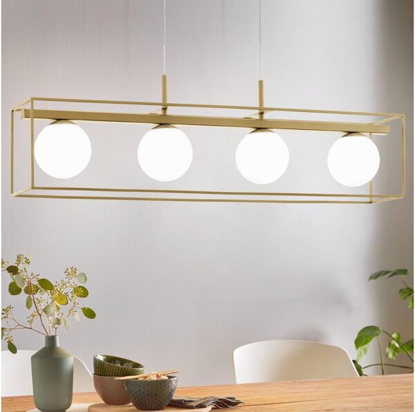 Eglo 97793 - Luster na lanku VALLASPRA 4xE14/40W/230V