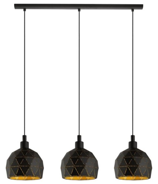 Eglo 97846 - Luster na lanku ROCCAFORTE 3xE14/40W/230V