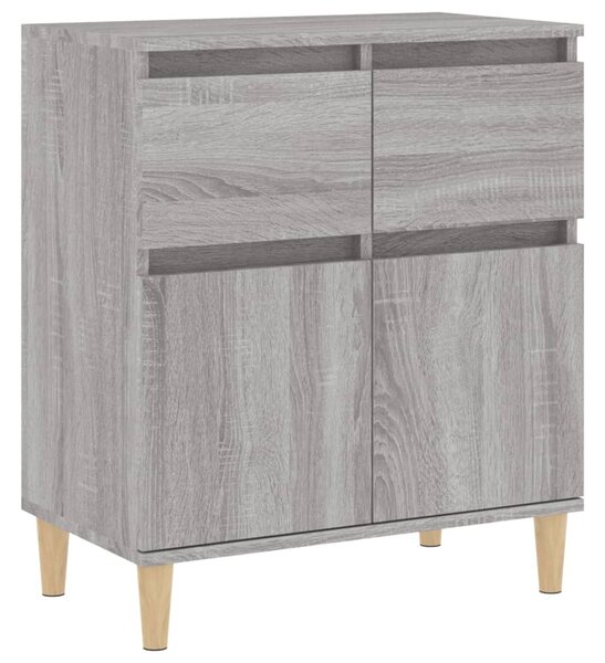 Komoda sivý dub sonoma 60x35x70 cm spracované drevo