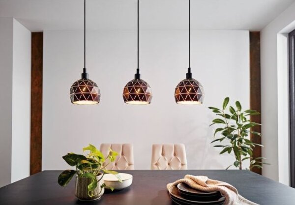 Eglo 97846 - Luster na lanku ROCCAFORTE 3xE14/40W/230V