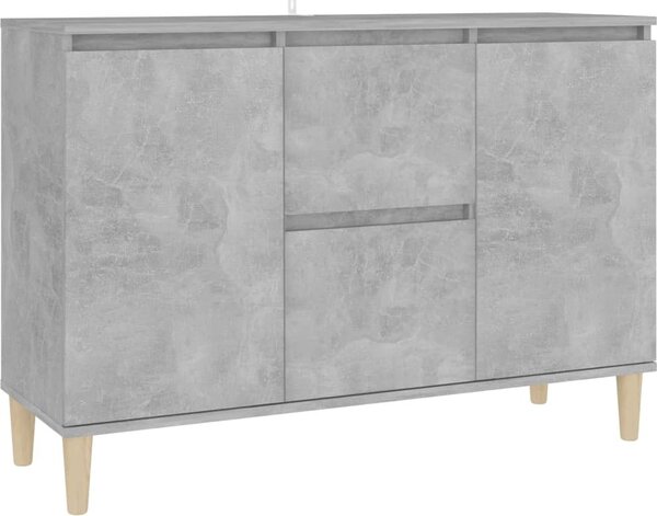 Komoda, betónovo sivá 101x35x70 cm, kompozitné drevo