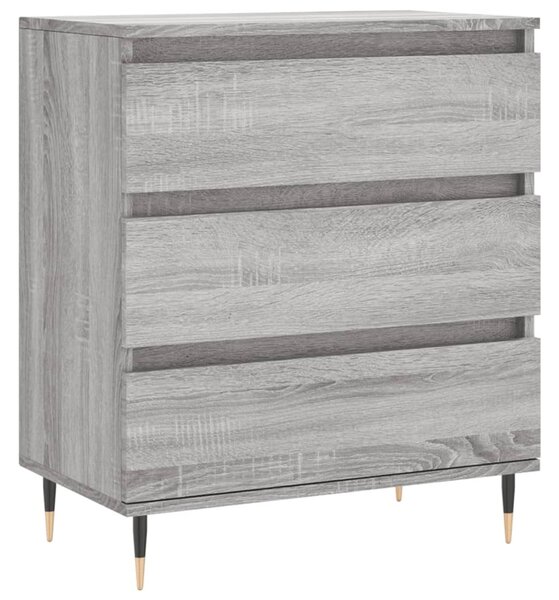 Komoda sivý dub sonoma 60x35x70 cm spracované drevo