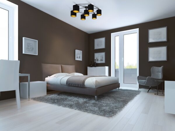 Eglo 97895 - Prisadený luster STAITI 7xE27/40W/230V