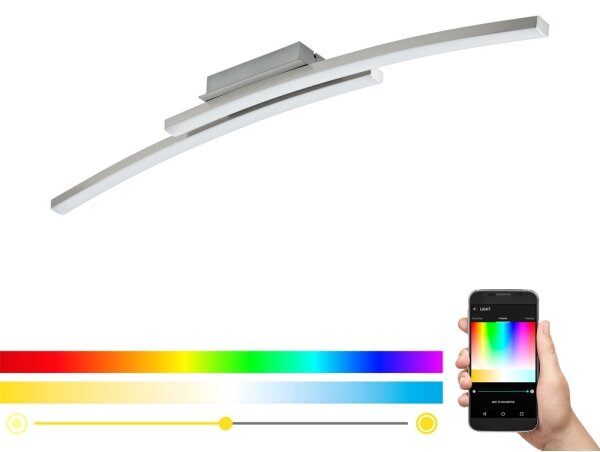 Eglo 97909 - RGB LED stmievateľný prisadený luster FRAIOLI-C LED/34W/230V