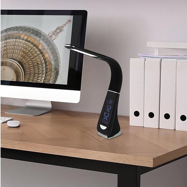 Eglo 97914 - LED Stolná lampa COGNOLI LED/3,2W/230V čierna
