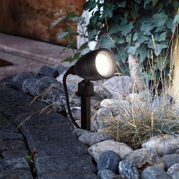 Eglo 98052 - RGB LED vonkajšie svietidlo NEMA-C 1xGU10/5W/230V IP44