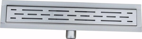 Sprchová vanička – nerezová oceľ – elegantný dizajn, 30 l/min, hĺbka zabudovania 6,7 cm