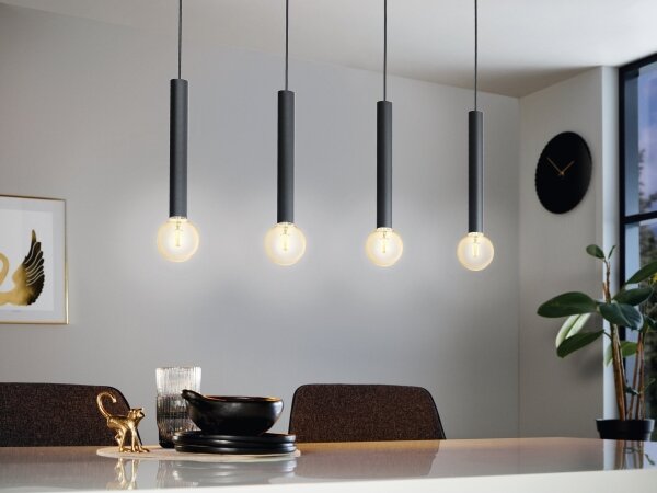 Eglo 98057 - Luster na lanku CORTENOVA 4xE27/60W/230V