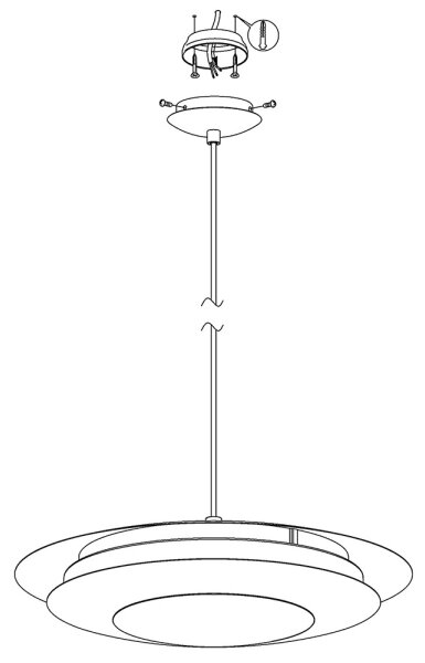 Eglo 98041 - LED RGB Stmievateľný luster na lanku MONEVA-C LED/18W/230V