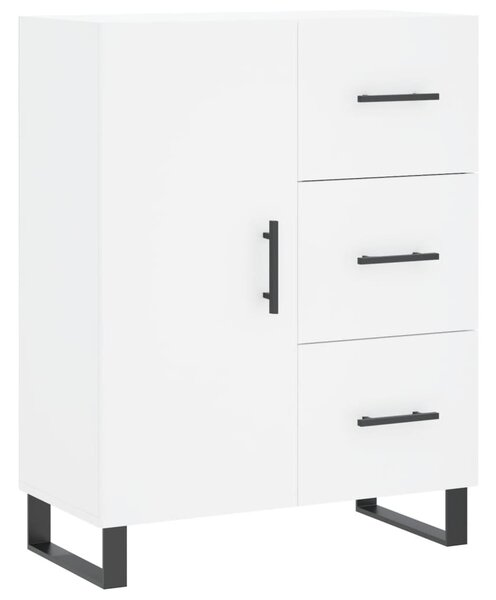 Komoda biela 69,5x34x90 cm kompozitné drevo